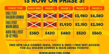 MTN Bushfire early tickets snapped up in 30 minutes
