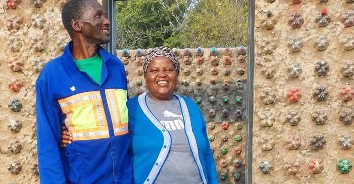 Lavumisa family turns plastic bottles into walls