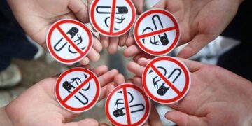  16.7% of children aged 13–17 use tobacco